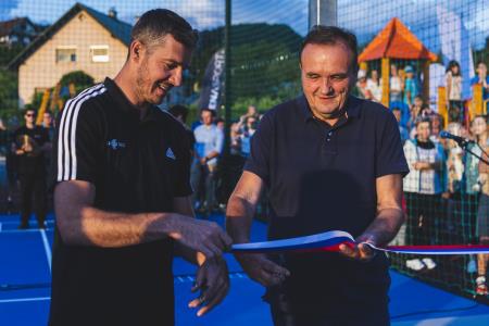 Fotografije z otvoritve košarkarskega igrišča Gorana Dragića 3